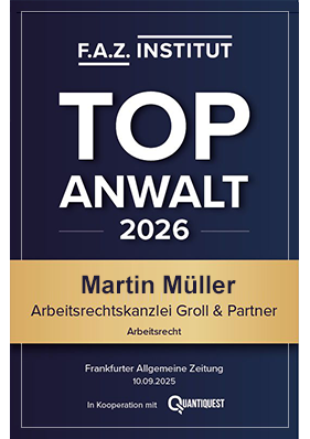 FAZ Top Anwalt 2026 – Martin Müller